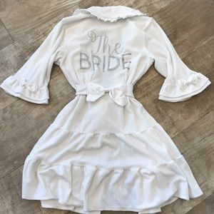 Betsey Johnson "bride" robe
